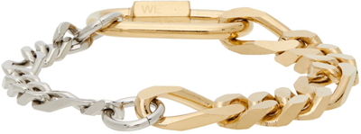 Shop In Gold We Trust Paris Gold & Silver Curb Chain Bracelet