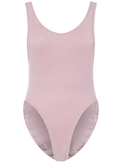 Shop Reina Olga Ruby Scrunch Swimsuit In Pink