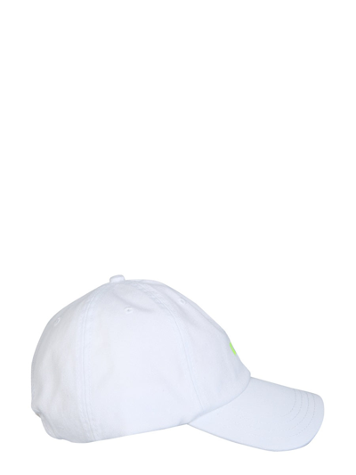 Shop Msgm Micro Logo Baseball Hat In White
