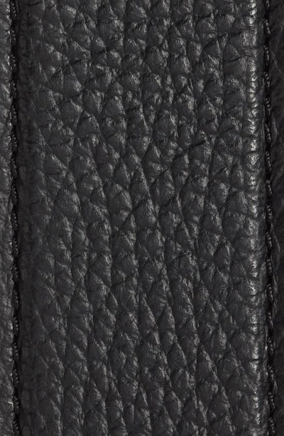 Shop Amiri Core Enamel Leather Belt In Black