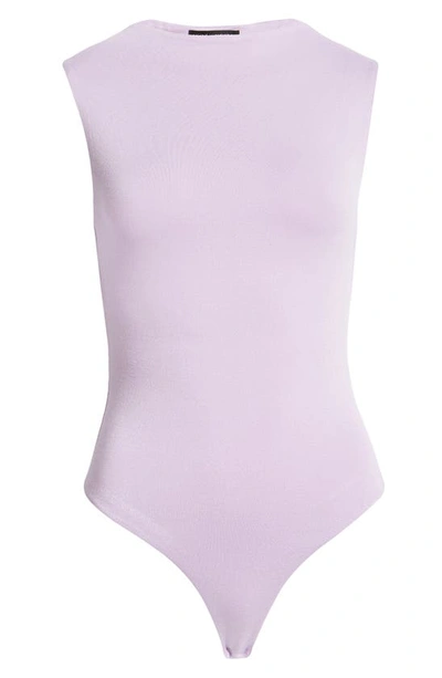Shop Naked Wardrobe The Nw Sleeveless Bodysuit In Lavender