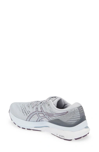 Shop Asics Gel-kayano® 28 Running Shoe In Piedmont Grey/ Deep Plum