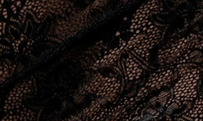 Shop Mapalé Lace Bralette & High Waist Panties Set In Black