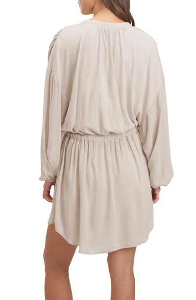 Shop Splendid Blaise Long Sleeve Dress In Fawn
