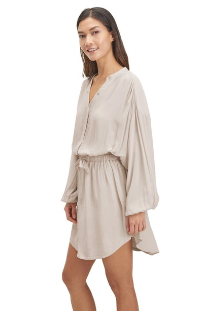 Shop Splendid Blaise Long Sleeve Dress In Fawn