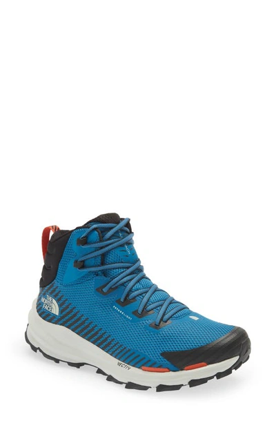 Shop The North Face Vectiv Fastpack Futurelight™ Waterproof Mid Hiking Boot In Banff Blue/ Black
