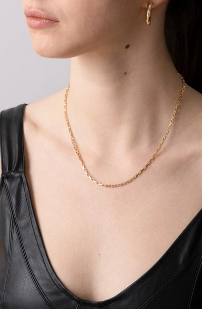 Stephanie Windsor 14k Gold Box Chain Necklace In Yellow