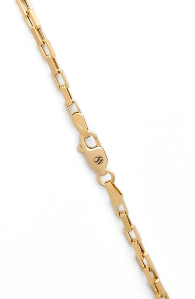 Stephanie Windsor 14k Gold Box Chain Necklace In Yellow