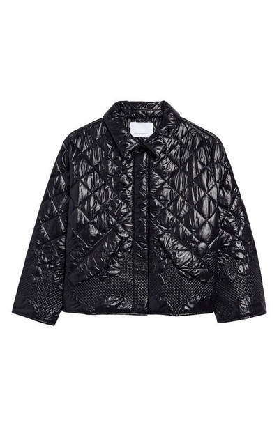 Cecilie Bahnsen Fuji Padded Jacket In Black