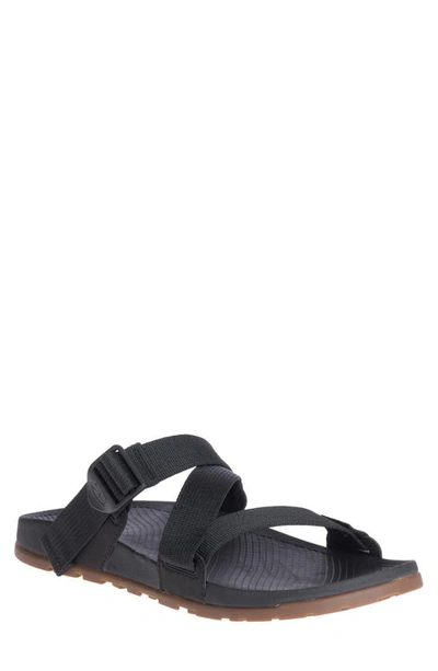 Shop Chaco Lowdown Slide Sandal In Black
