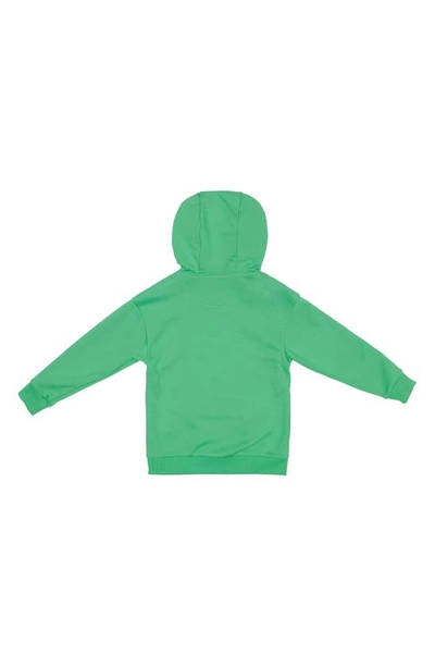 Shop Fendi Kids' Ness Graphic Hoodie In F11h2 Green