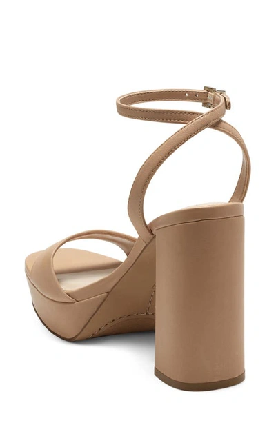 Shop Vince Camuto Pendry Ankle Strap Platform Sandal In Sandstone