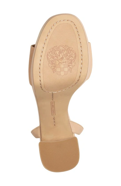 Shop Vince Camuto Pendry Ankle Strap Platform Sandal In Sandstone