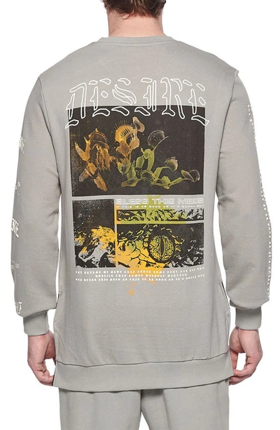 Shop Elevenparis Graphic Sweatshirt In Puritan Grey