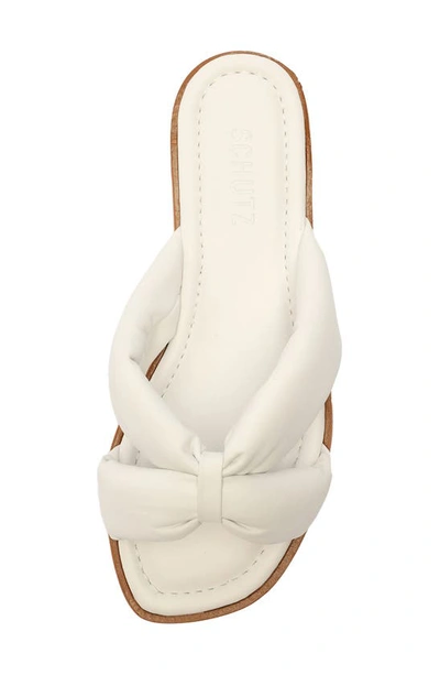 Shop Schutz Fairy Slide Sandal In White