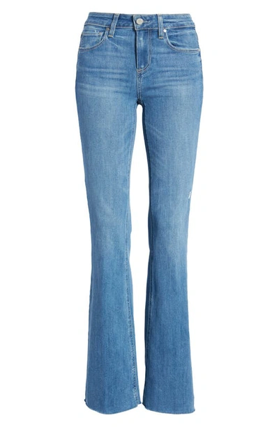 Shop Paige Manhattan Bootcut Jeans In Bistro Distressed