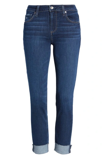 Shop Paige Skyline Skinny Crop Jeans In Abella