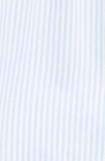 Rails Kellen Striped Long Sleeve Shorts Pajama Set In Mixed Lagoon Stripe
