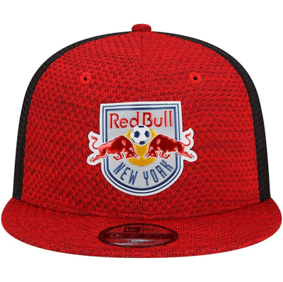 Shop New Era Red New York Red Bulls Kick-off 9fifty Trucker Snapback Hat