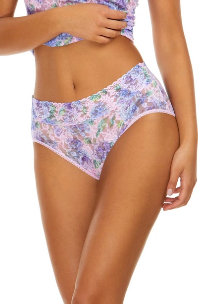 Shop Hanky Panky Floral Print Lace Briefs In Harmony