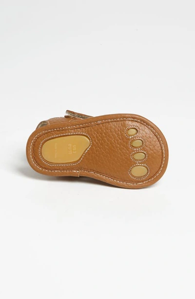 Elephantito Boy's Caged Leather Sandals, Baby/toddler/kids In Caramel