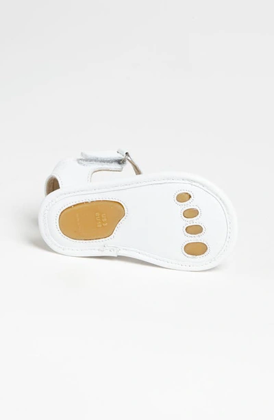 Elephantito Girls' Sandal With Scallop - Baby, Little Kid In White