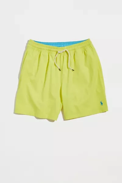 Shop Polo Ralph Lauren Traveler Swim Short In Bright Yellow