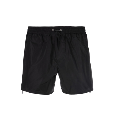 Shop Dsquared2 Drawstring Swim Shorts In Black