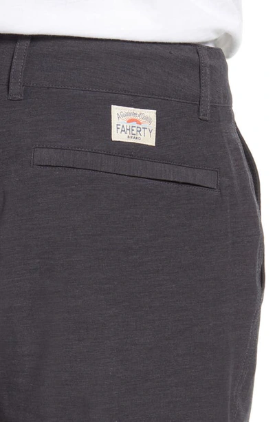 Shop Faherty Belt Loop All Day 9-inch Shorts In Charcoal