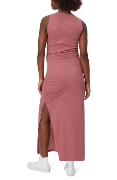 Shop Stowaway Collection Cutout Maternity Maxi Dress In Rose