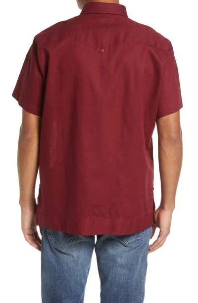 TEXAS STANDARD LINEN & COTTON GUAYABERA SHIRT 