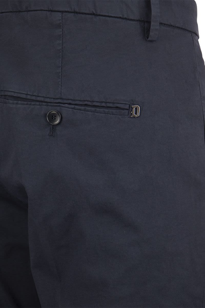 Shop Dondup Gaubert - Slim-fit Trousers In Night Blue