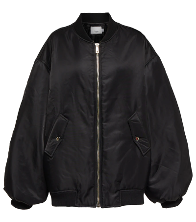 The Frankie Shop Astra Technical Bomber Jacket In Black