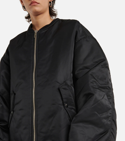 The Frankie Shop Astra Technical Bomber Jacket In Black