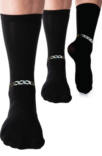 Shop Arebesk 24k 2-pack Everyday Socks In Black