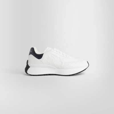 Shop Alexander Mcqueen Sneakers In Black&white