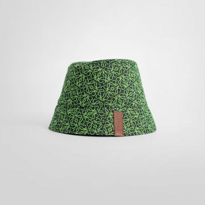 Shop Loewe Hats In Green