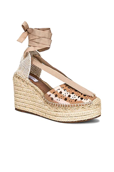 Shop Alaïa Vienne Espadrille Wedges In Chair