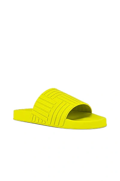 Bottega Veneta Rubber Slides In Kiwi
