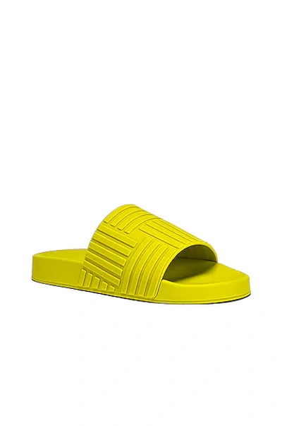 Bottega Veneta Intrecciato Logo-embossed Slides In Oyster