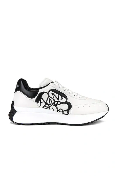 Shop Alexander Mcqueen Sneaker In White & Black