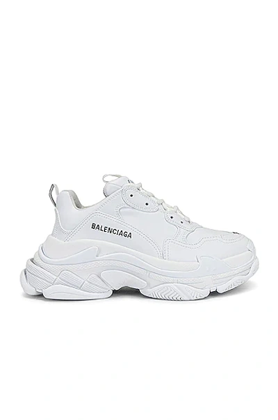 Balenciaga Triple S Sneakers With Logo In White | ModeSens