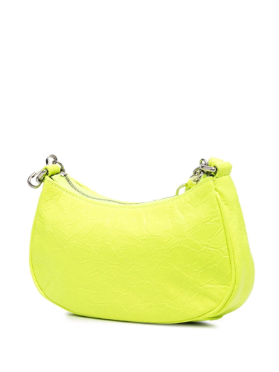 Shop Balenciaga Mini Le Cagole Shoulder Bag In Yellow