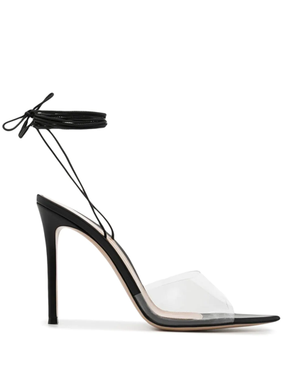 Shop Gianvito Rossi Skye Ankle-wrap Stiletto Sandals In Schwarz