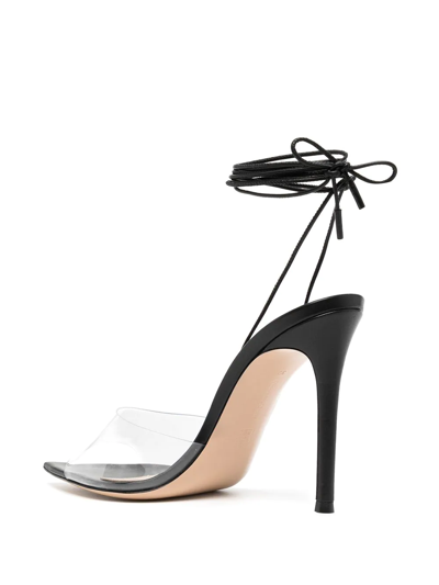 Shop Gianvito Rossi Skye Ankle-wrap Stiletto Sandals In Schwarz