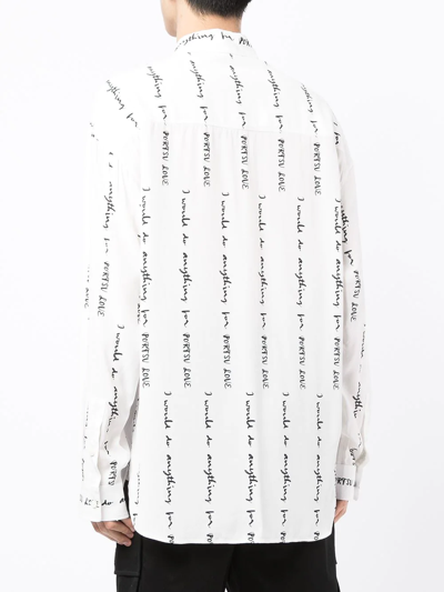 Shop Ports V Graphic-print Multi-pocket Shirt In White