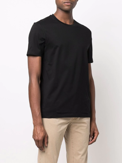 Hugo Boss Jersey-knit Cotton T-shirt In Schwarz