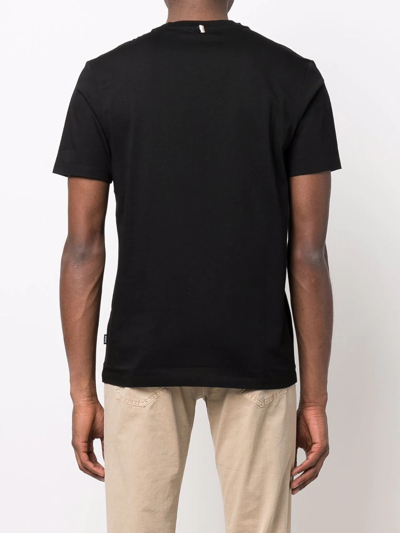 Hugo Boss Jersey-knit Cotton T-shirt In Schwarz