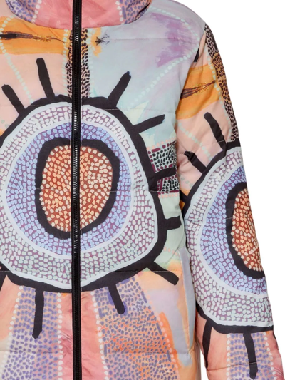Unreal Fur X Linda Puna Awari Reversible Puffer Jacket In Yellow