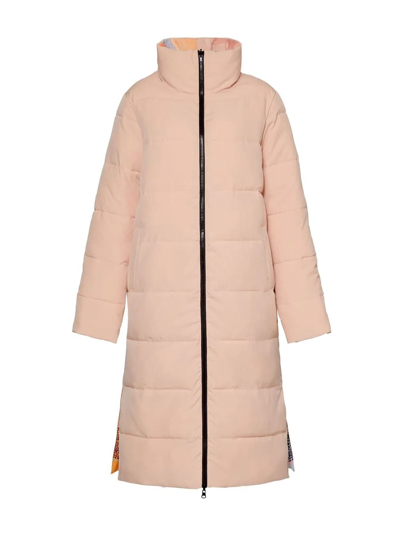 Unreal Fur X Linda Puna Awari Reversible Puffer Jacket In Yellow